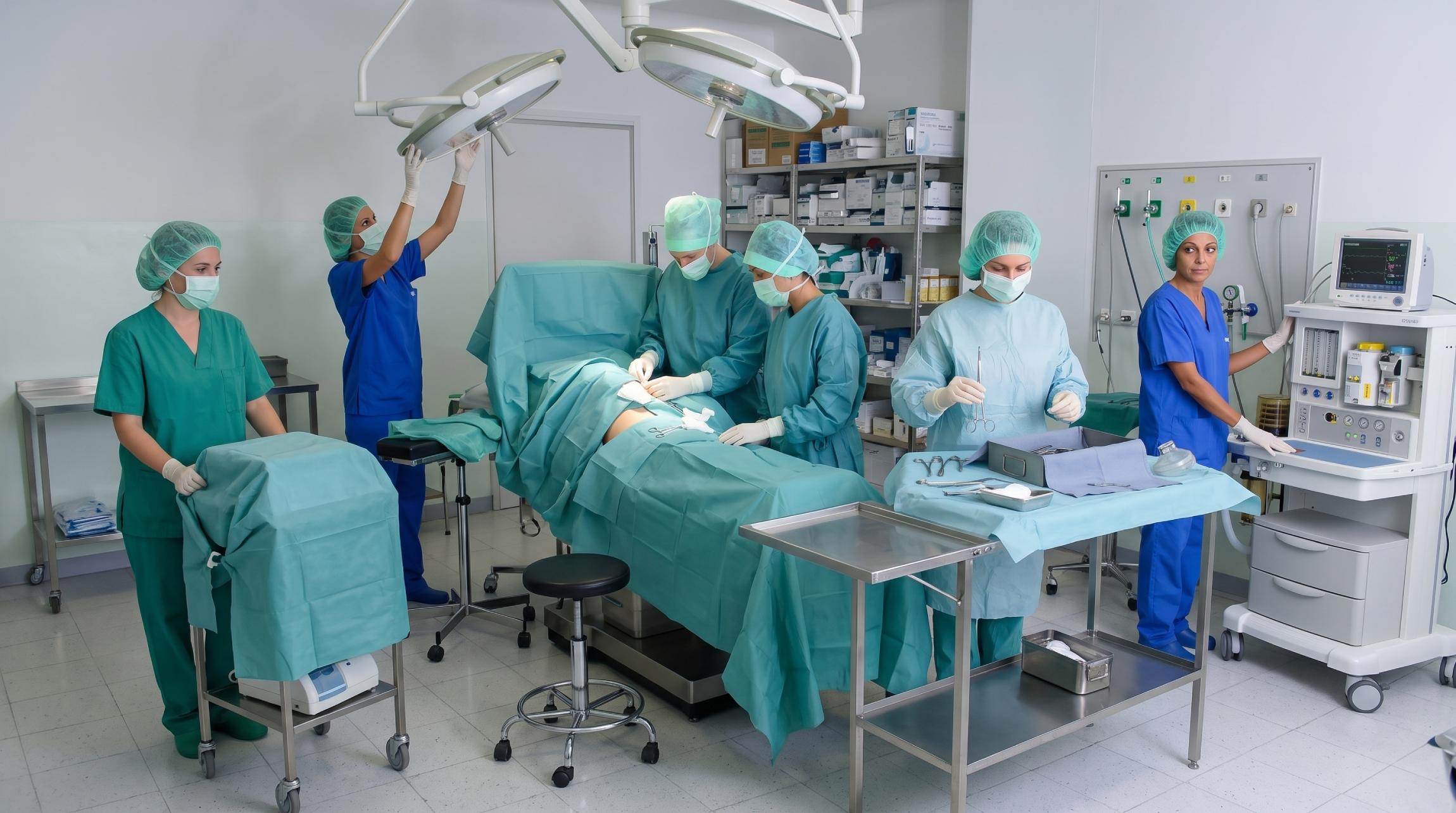 O.R.R. Belgium clinic operating room exposed in the interview with Mistress Katharina Amara about Doctor Steve and medical BDSM