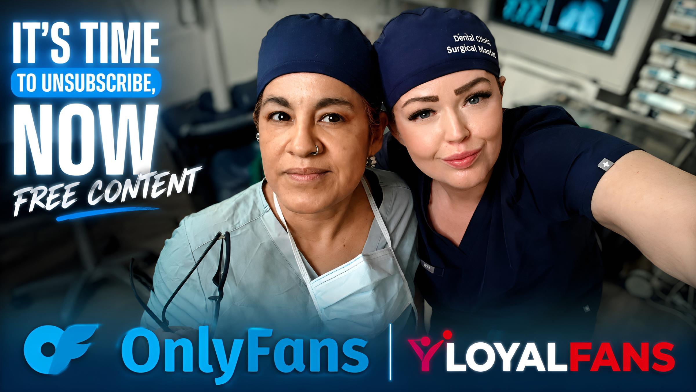 Mistress Katharina Amara orders all submissives to cancel OnlyFans and LoyalFans subscriptions, releasing her complete medical clinic archive for free