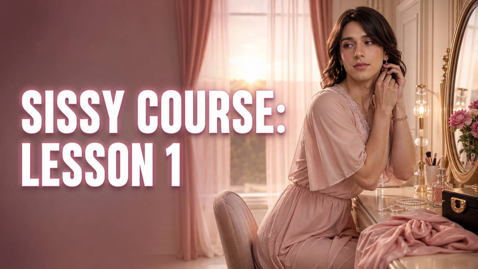 Mistress Katharina Amara presenting Lesson 1 of the sissy course at Amara Fetish Clinic Belgium - awakening to your truth, the sissy facing society